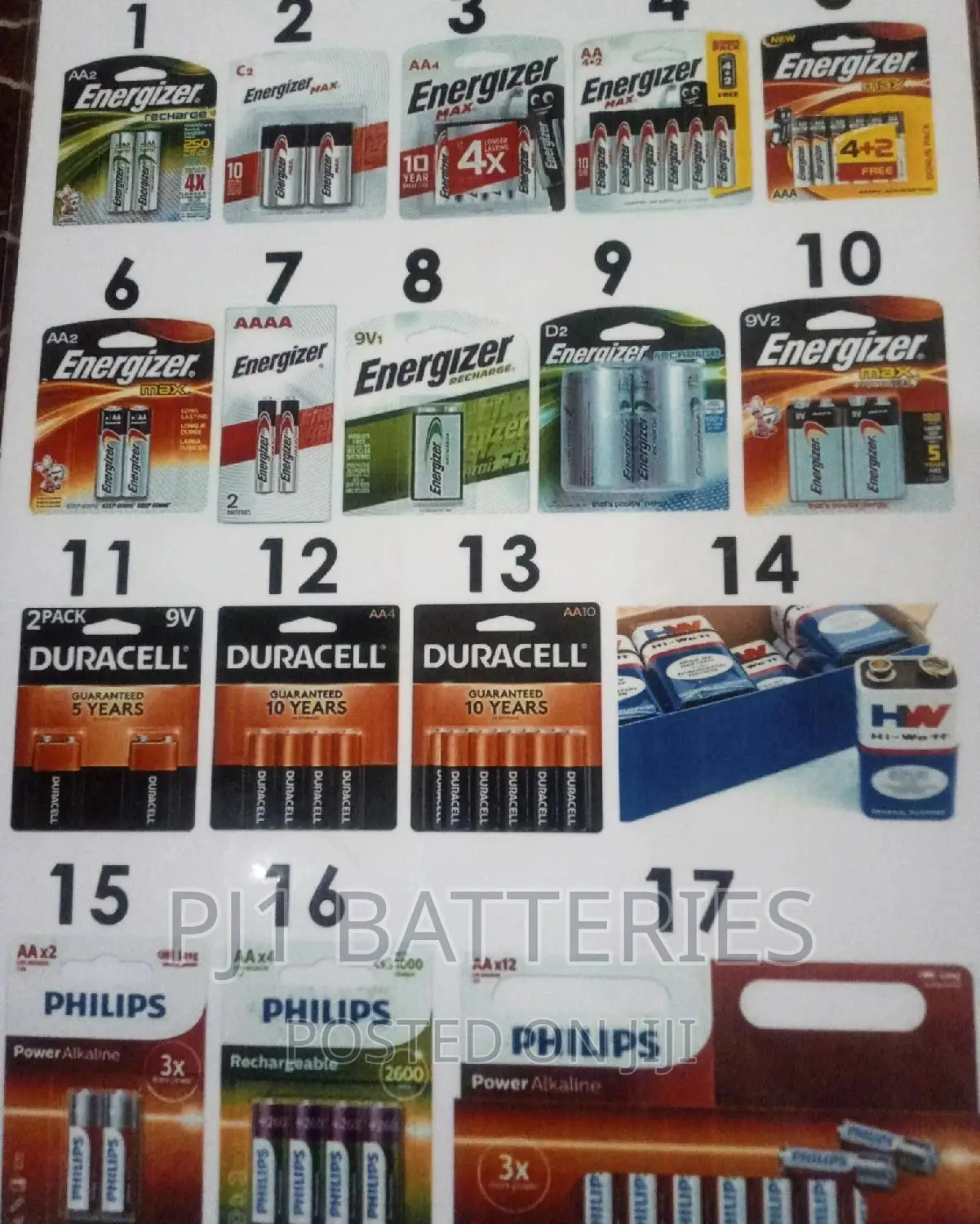 Batteries Aa,Aaaa,9v And Chargers in Accra Metropolitan Accessories