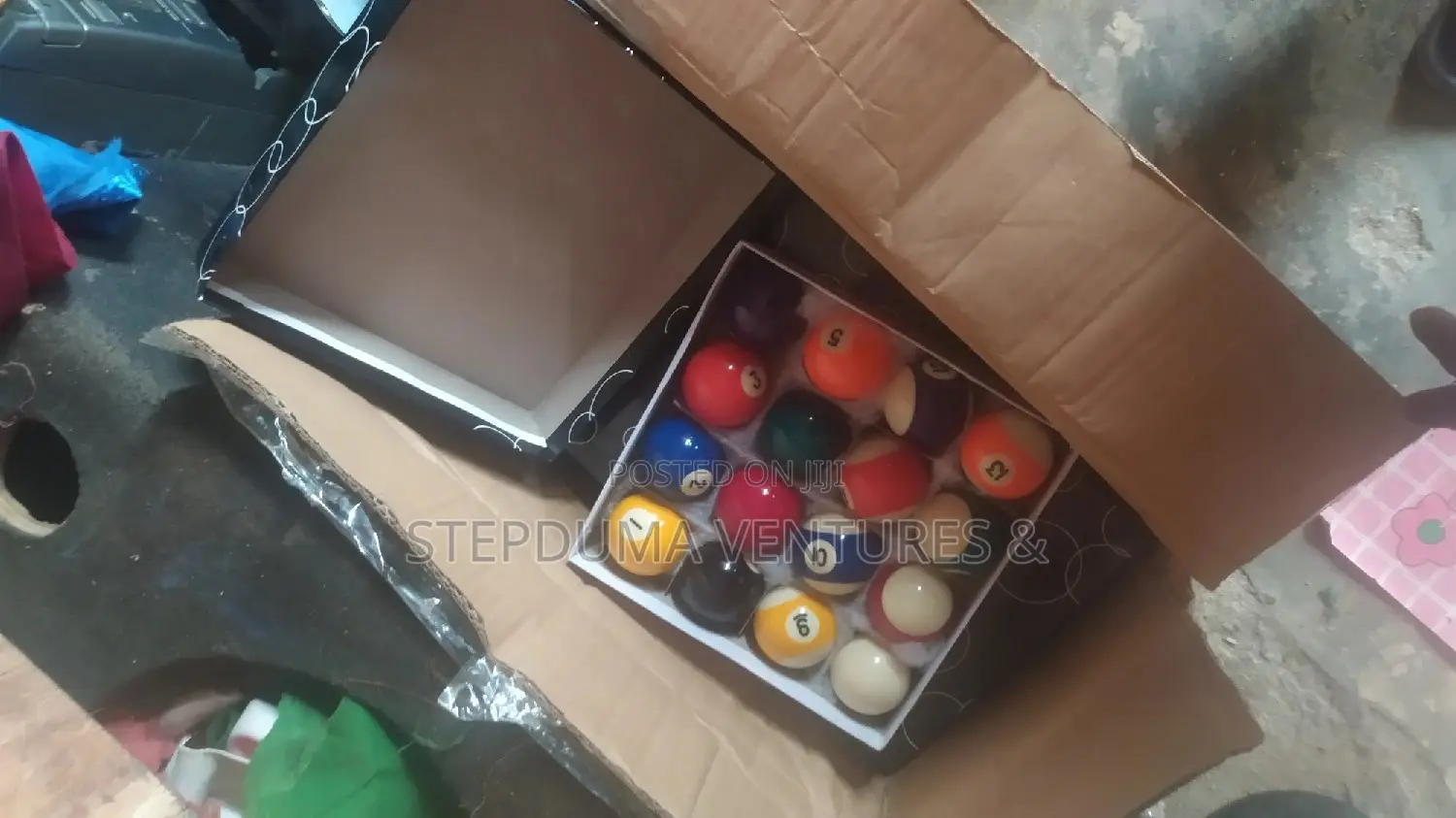 Set Of Snooker Balls