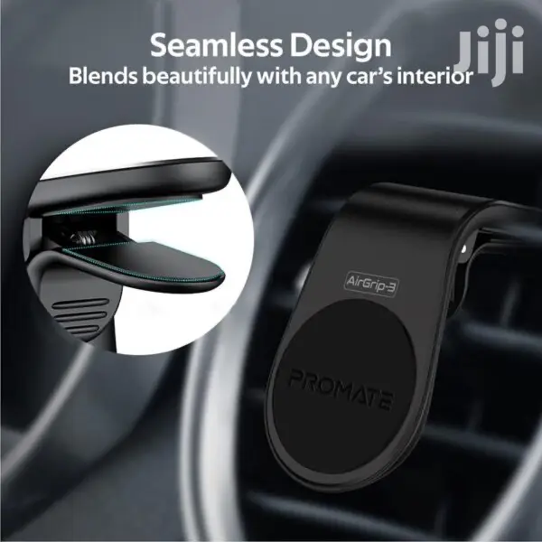 Promate Airgrip-3 360 Degree Air Vent Magnetic Holder(Black)