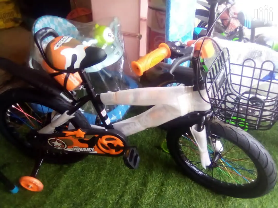 Kids Bicycle -Black/Orange 20 Inch (Colour Design May Vary