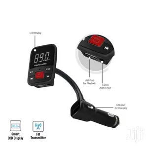 Promate Fm16 Universal in-Car Transmitter+Usb Charging Port