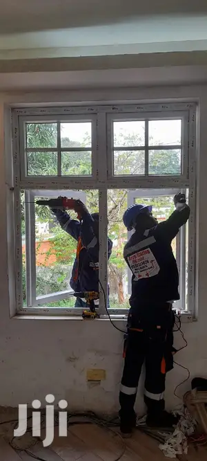 PVC Fanlight Casement Divisions Windows Well Installed