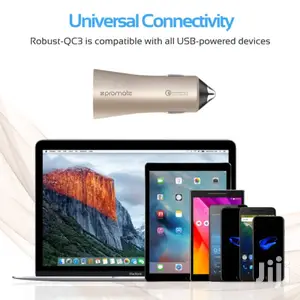 Promate Robust-qc3 Robust Car Charger+Qualcomm Quick Charge