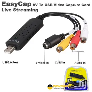Easycap USB 2.0 Easy Cap Video TV DVD VHS DVR Capture Card