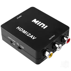 HDMI to AV Video Converter RCA AV/CVBS TV Adapter PC/PS3/Dvd