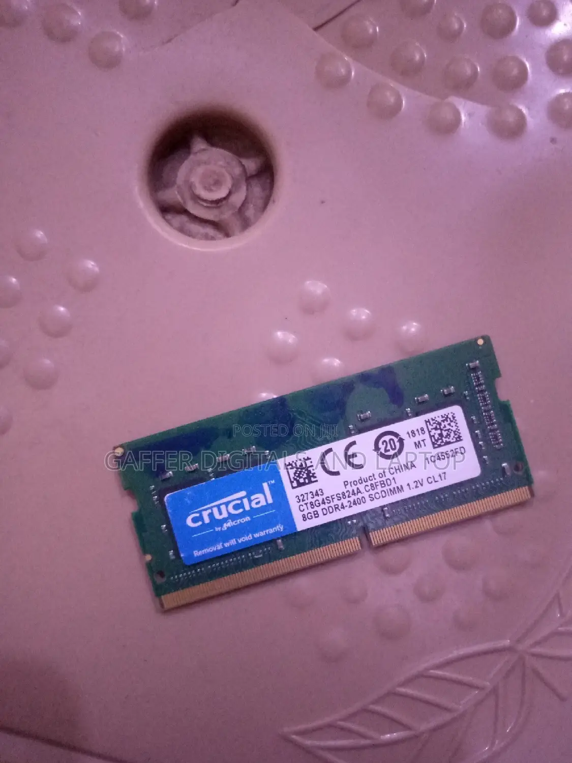 8GB Ddr4 Memory in Good Condition