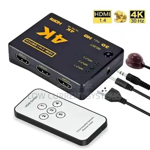 3 Port HDMI Switcher 3 in 1 Out Hub +Remote Auto 1080p HD