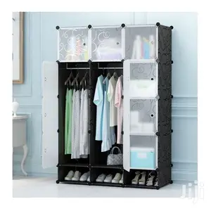 12 Cube Wardrobe + Shoe Rack