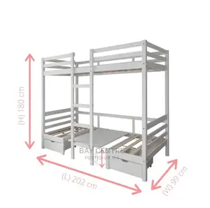 2 in 1 Bunk Bed With Study