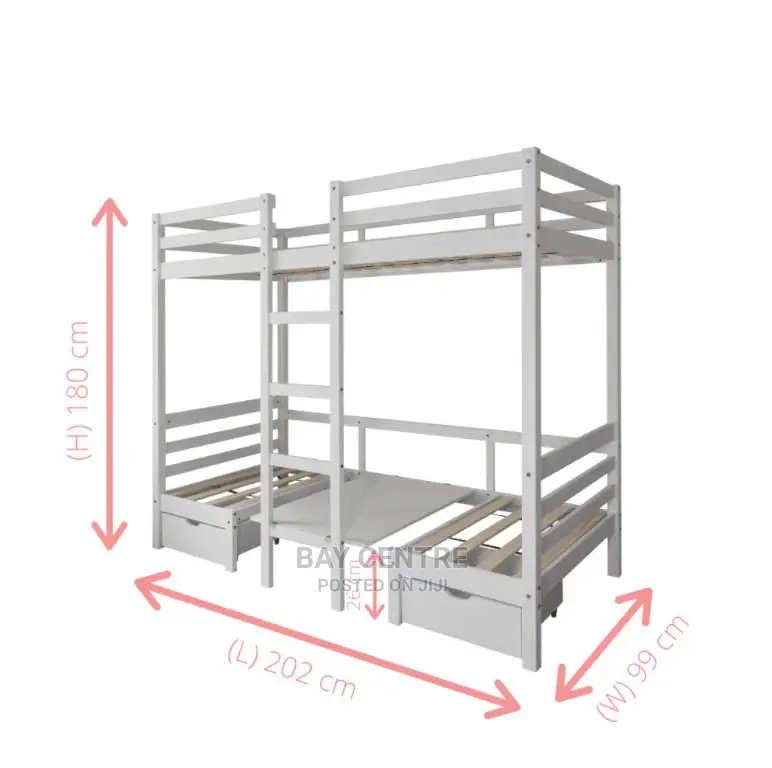 2 in 1 Bunk Bed With Study