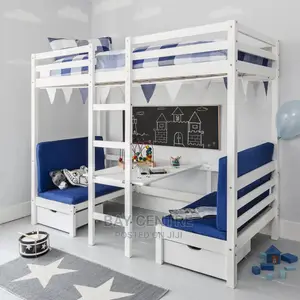 2 in 1 Bunk Bed With Study