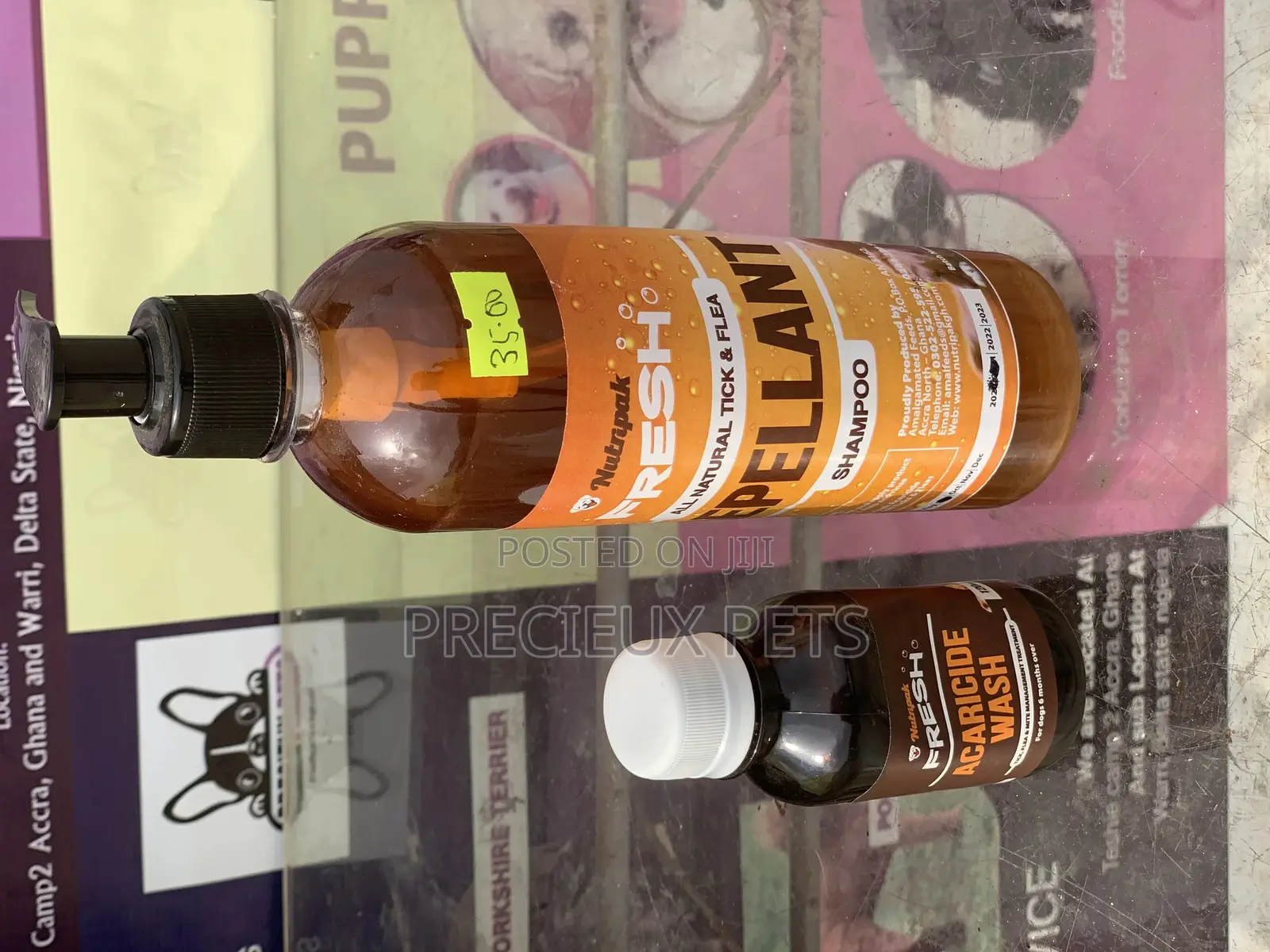 Mega Wash / Shampoo Combo 1 for Ticks and Fleas