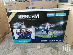 Bruhm 50 Inch 4K Uhd Smart Satellite LED TV