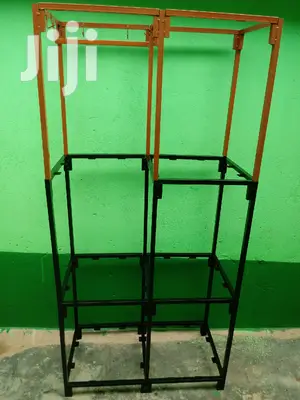 Wardrobe Foldable Metal and Leather Coat (2 in 1)