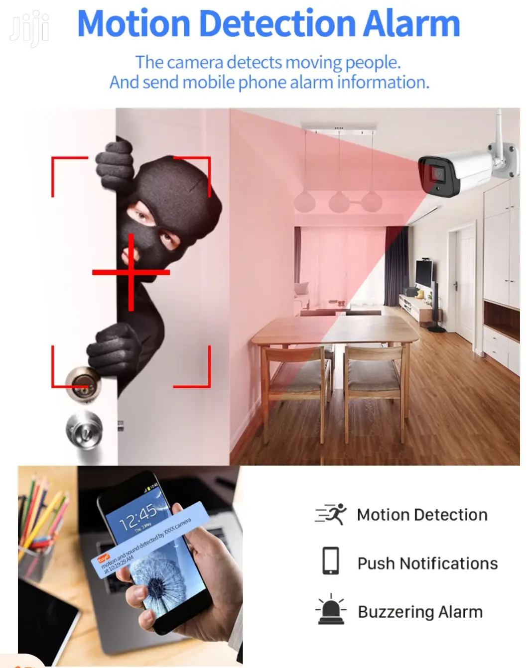 Ptz IP Wireless CCTV Camera 1080P IR
