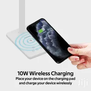 Promate Auralight-1 Qi Wireless Charging LED Desklamp(White)