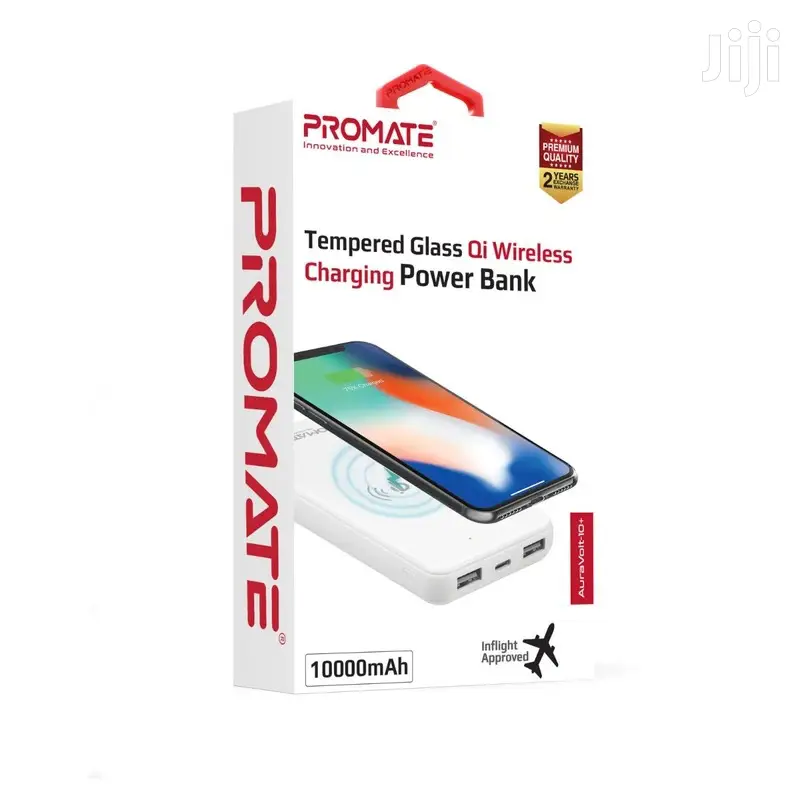 Promate ~Auravolt10+~ 10,000mah Wireless Charging Power Bank