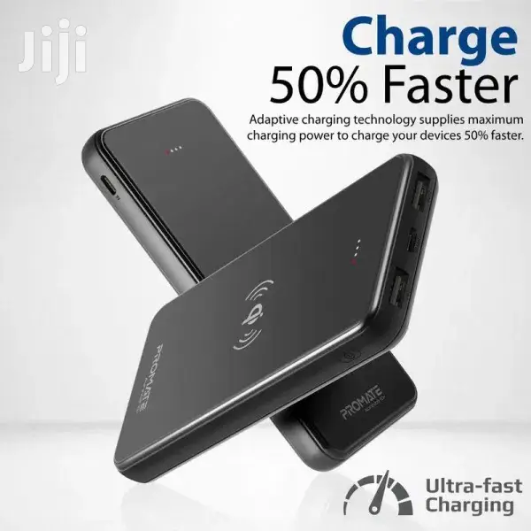 Promate ~Auravolt10+~ 10,000mah Wireless Charging Power Bank