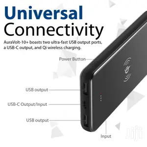 Promate ~Auravolt10+~ 10,000mah Wireless Charging Power Bank