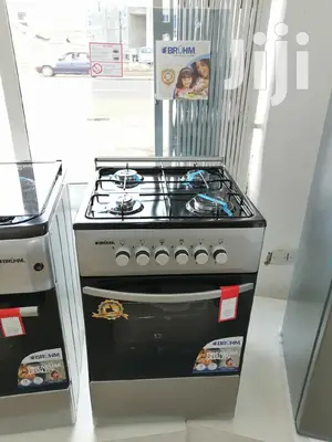 BRUHM 4 Burner Gas Cooker With Oven and Grill