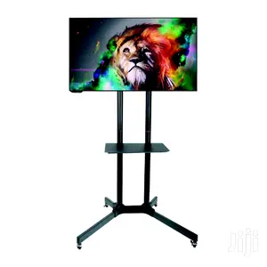 Trolly Wheels TV Size 30-65" Tv Cart Mobile Floor Stand