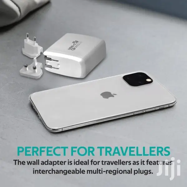 Promate Powercore-60 USB-C Wall Adapter+60watt Power and QC