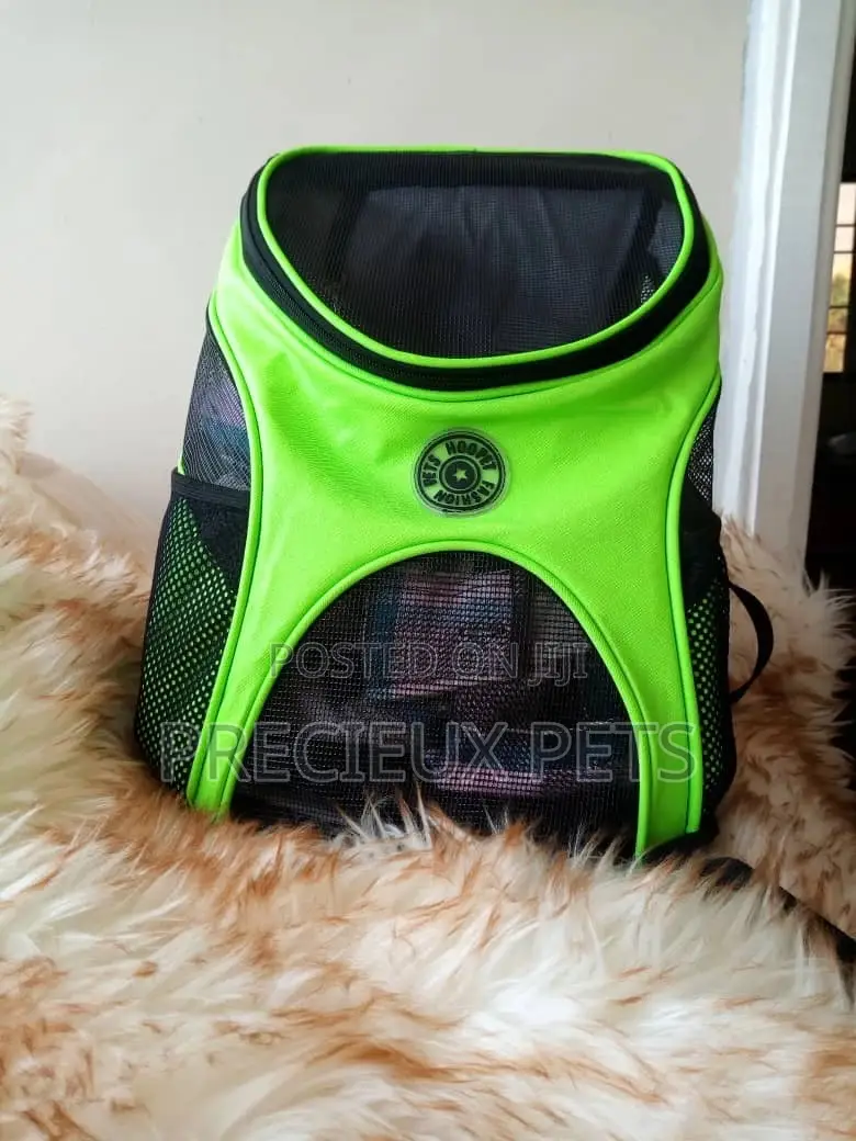 Lemon Color Mobile Cat and Dog Bags