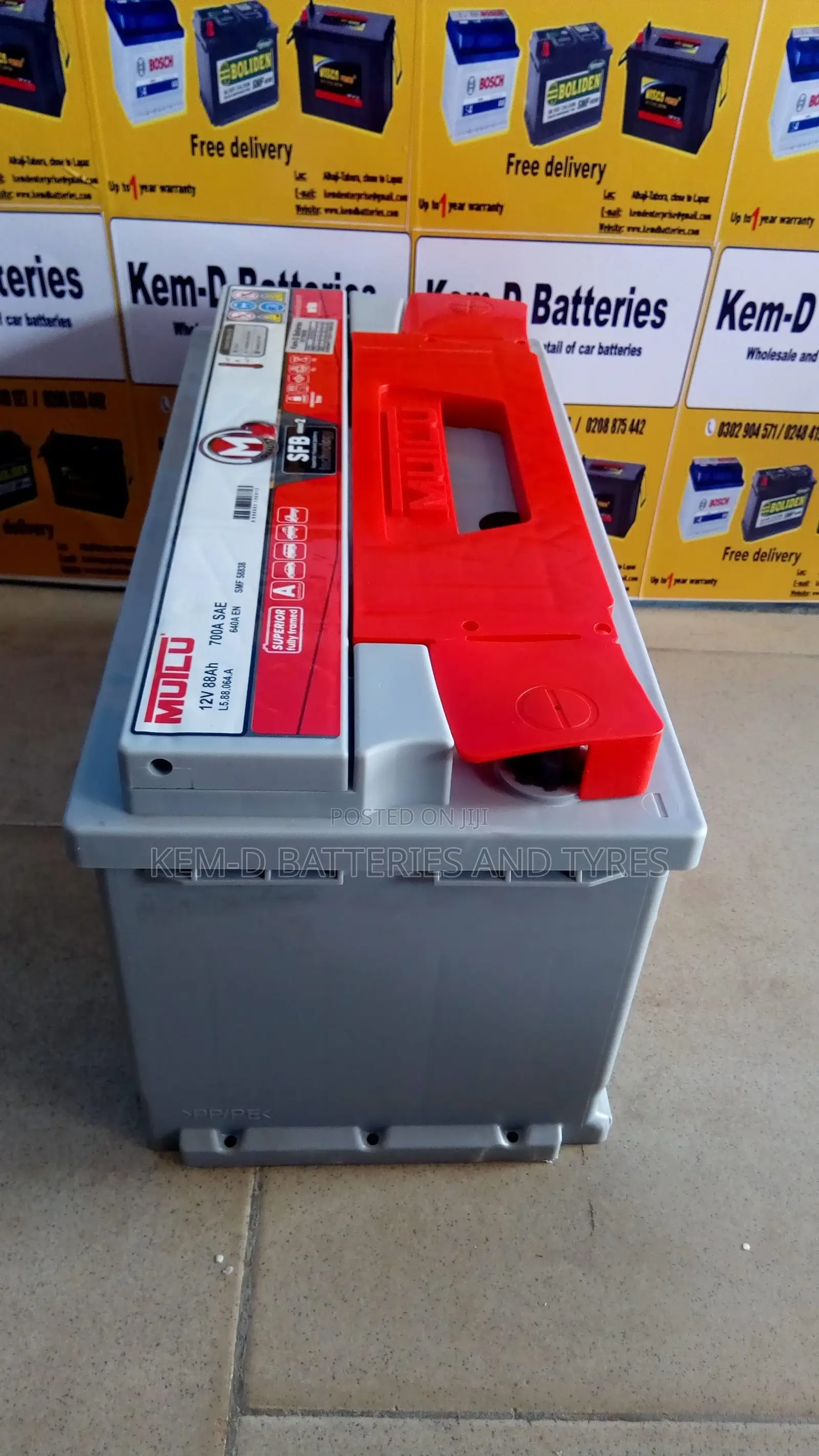 17 Plates Mutlu Battery + Free Delivery