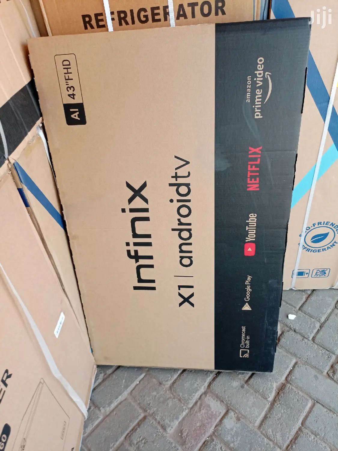 Infinix 43" UHD Smart Android Flameless Tv