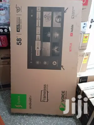 Syinix 58" UHD Smart Flameless Tv
