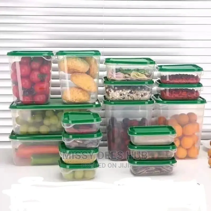 Storage Bowls With Lids ( 17pcs)