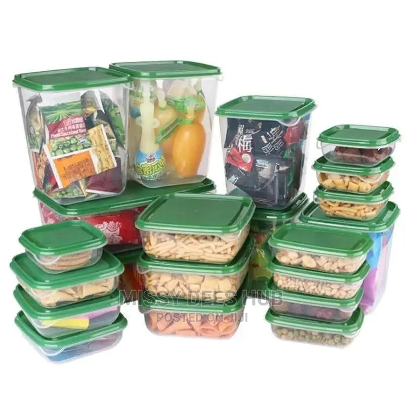 Storage Bowls With Lids ( 17pcs)