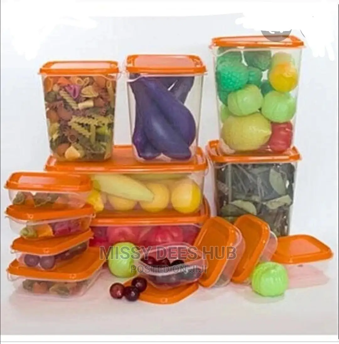 Storage Bowls With Lids ( 17pcs)
