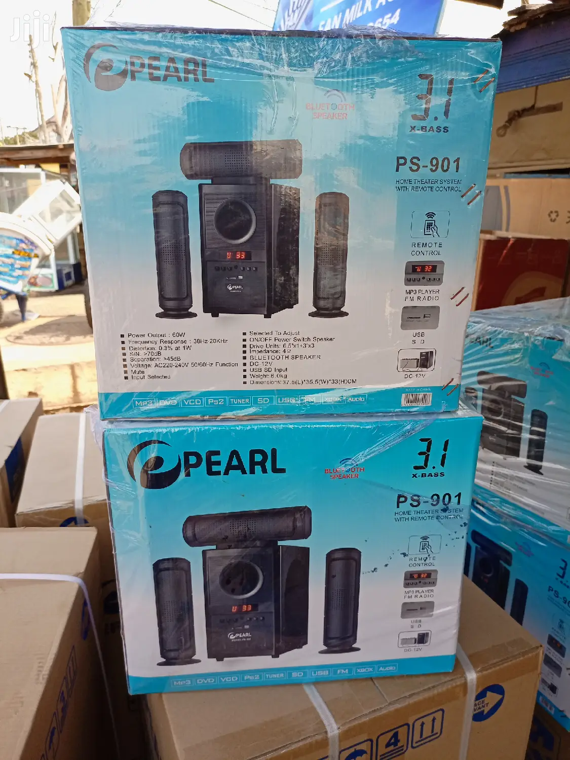 Pearl 2.1 Bluetooth Sound System.