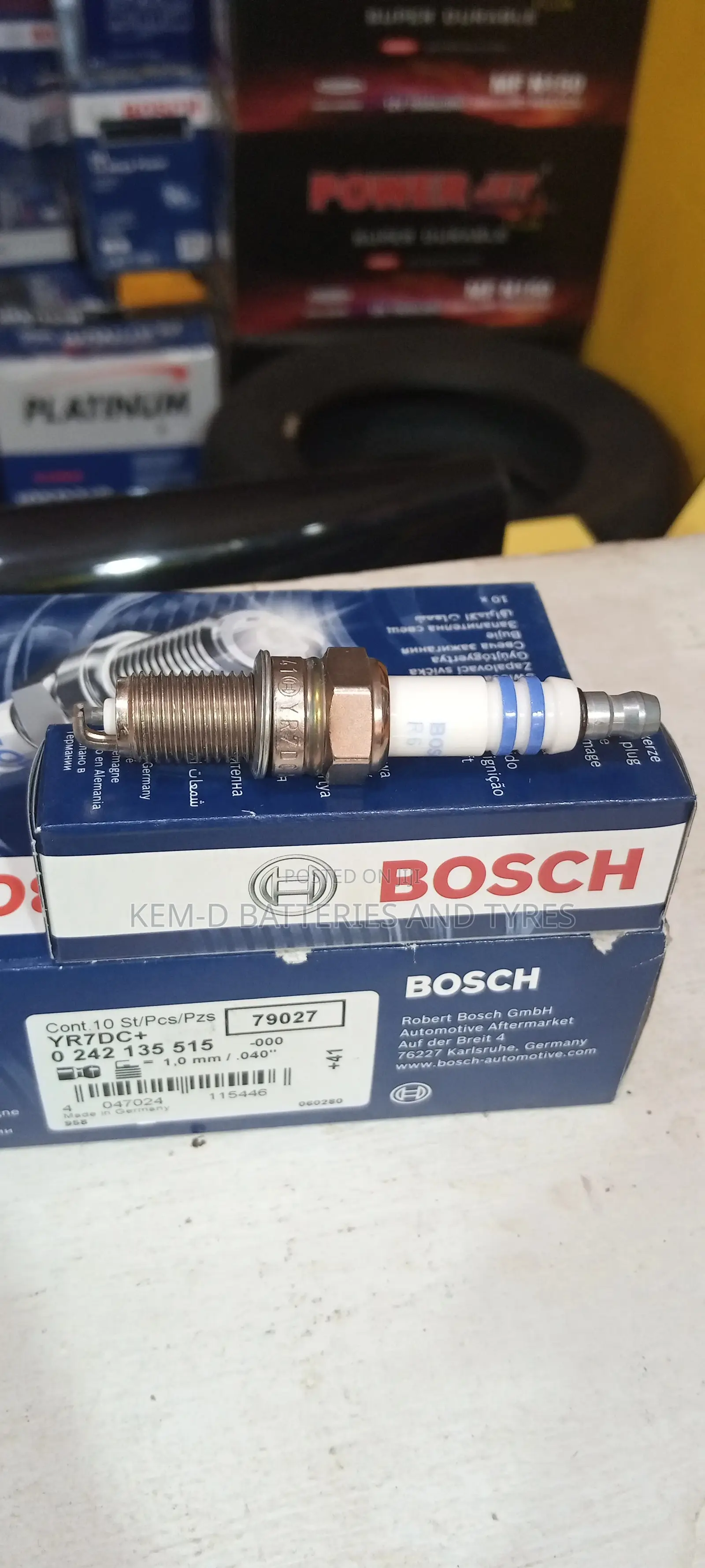 Suzuki Alto Spark Plug Bosch 79027 Yr7dc+ Delivery