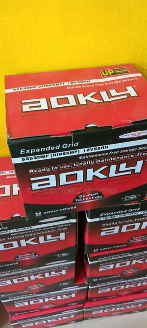 13 Plates Aokly Car Battery. Free Delivery