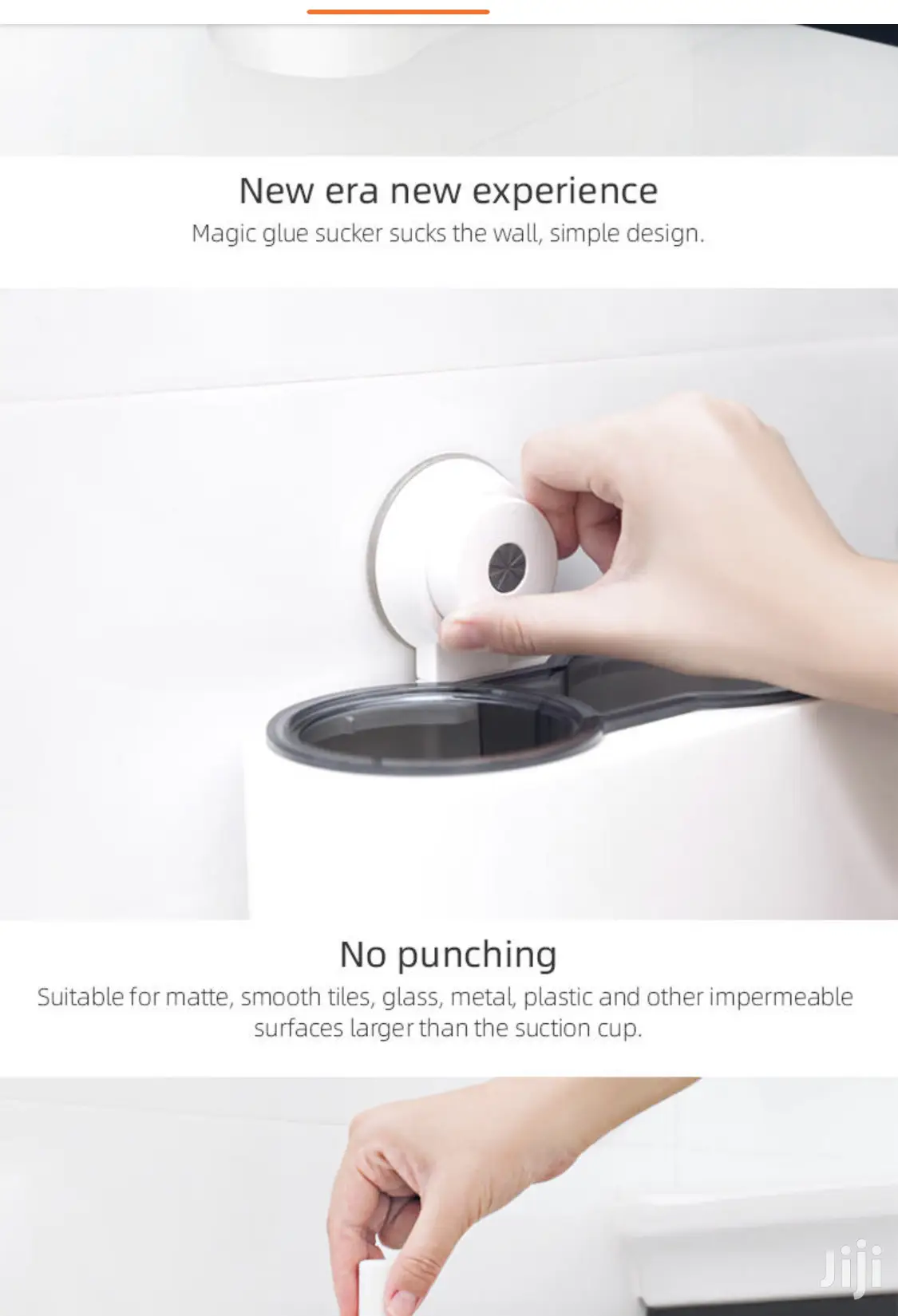 Wall Mounted Toilet Brush With Holder.