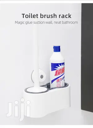 Wall Mounted Toilet Brush With Holder.