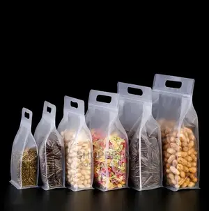 Resealable Frosted Flat Bottom Pouch