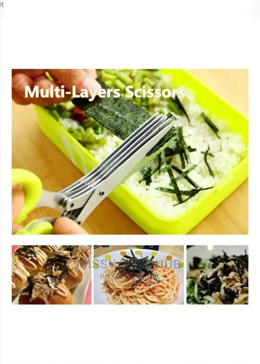5 Layers Multi-Functional Kitchen Scissors