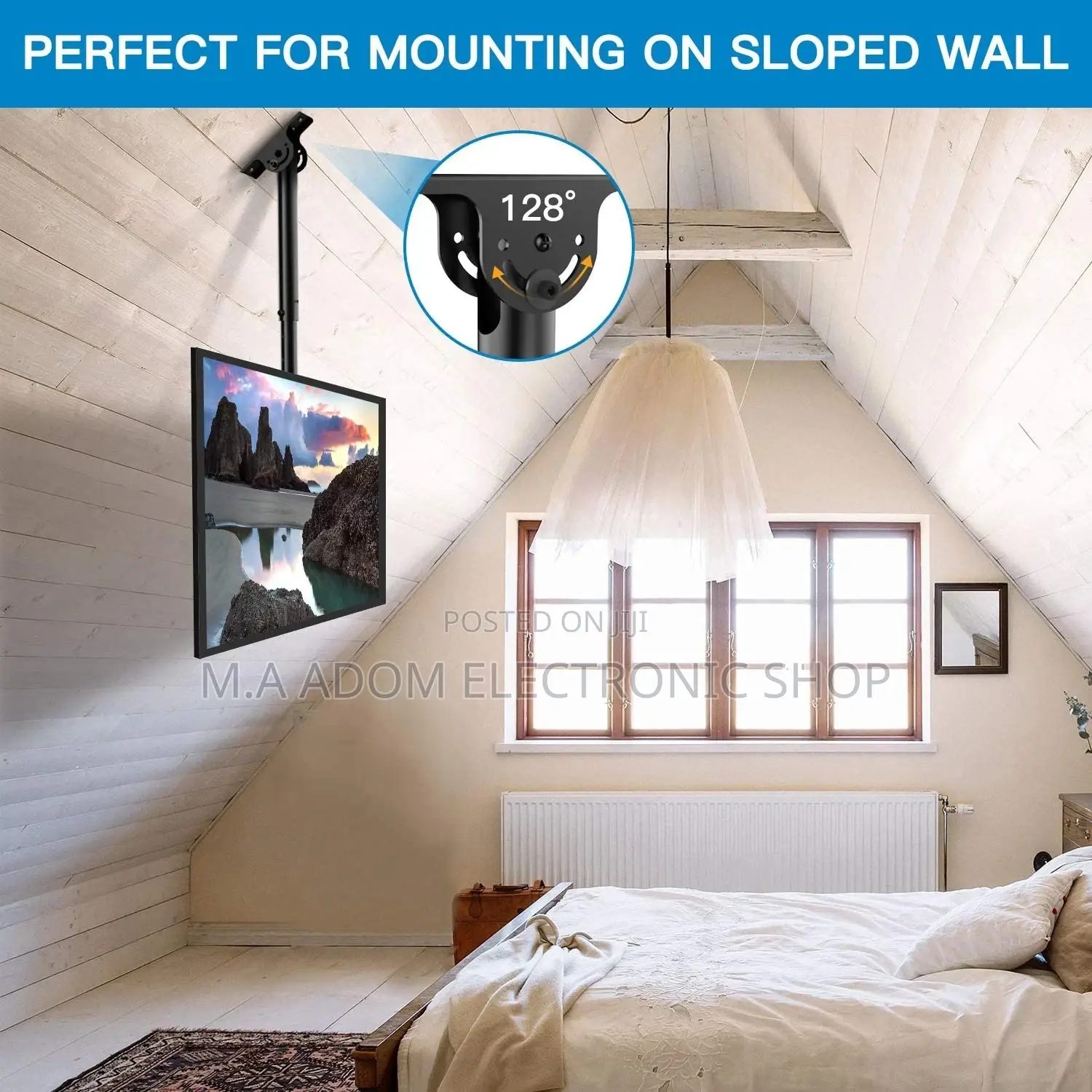 Highly Compatible and Durable Ceiling Wall Mount 37''-55''