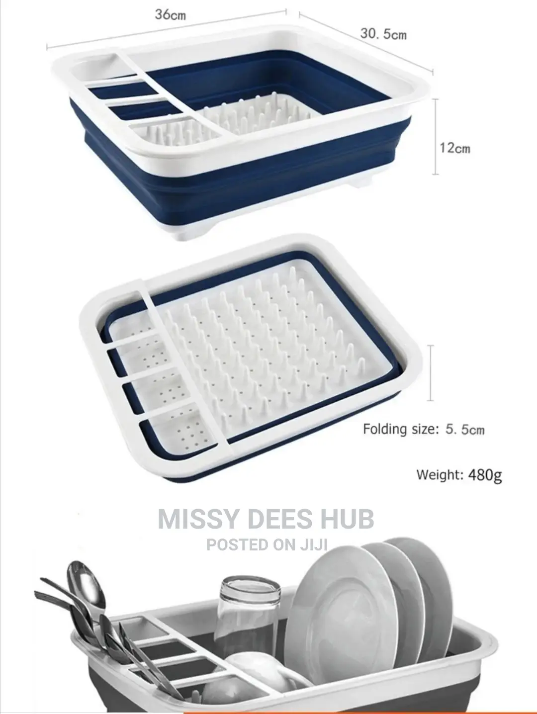 Silicone Dish Rack { Collapsible}