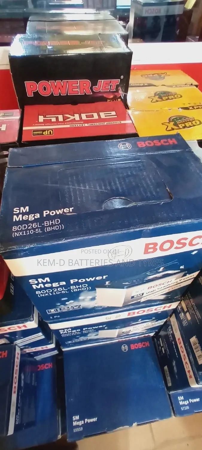 15 Plates Original Bosch Battery