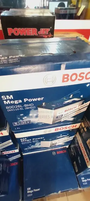 15 Plates Original Bosch Battery