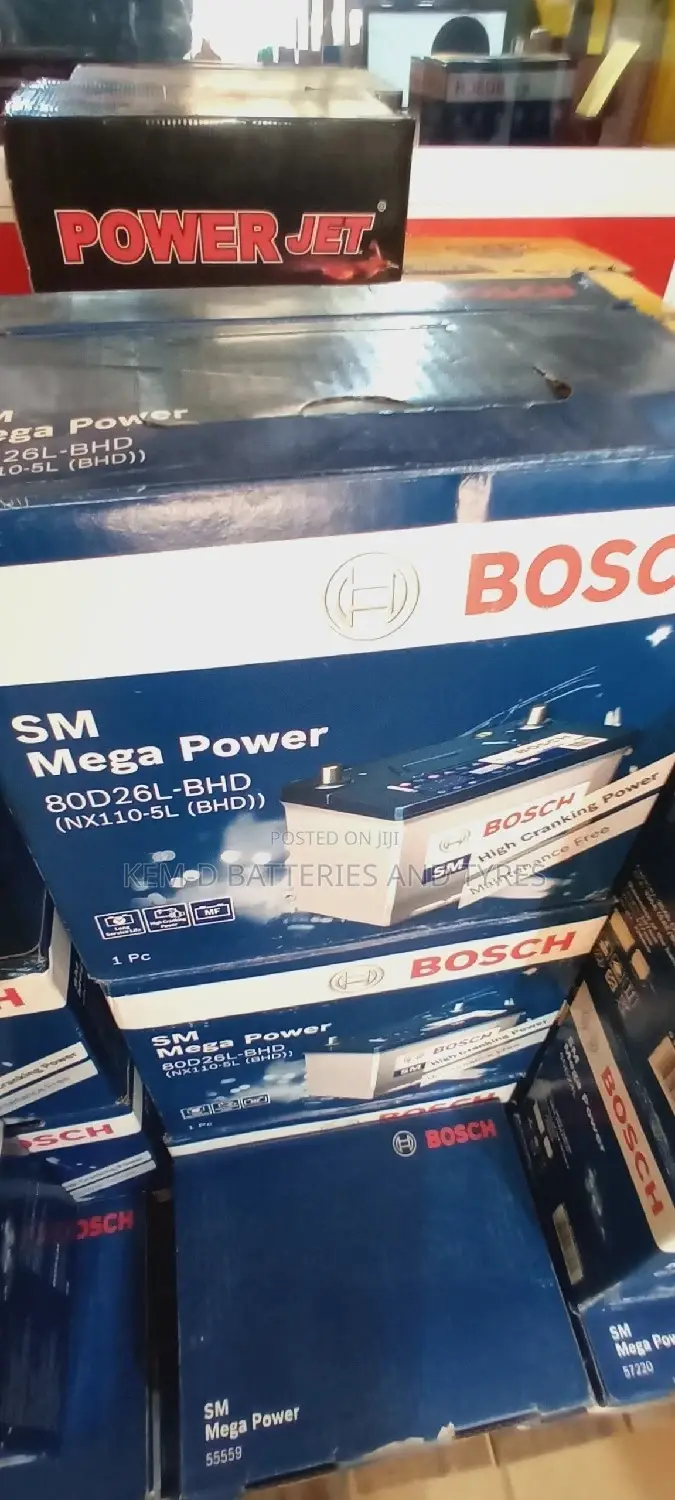 15 Plates Original Bosch Battery