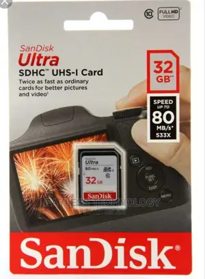 Sandisk 32gb Class 10 Camera Memory Card