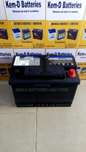 Saloon Car Battery. Both Big and Small