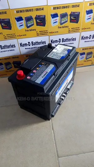 Saloon Car Battery. Both Big and Small