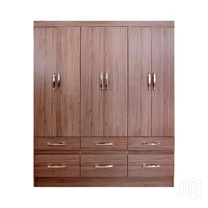 Wooden Wardrobe Uniquely Designed (6 DOORS)