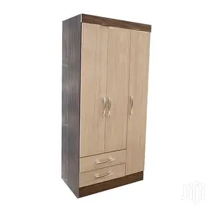 Wardrobe 3 Doors 2 Drawers Gris